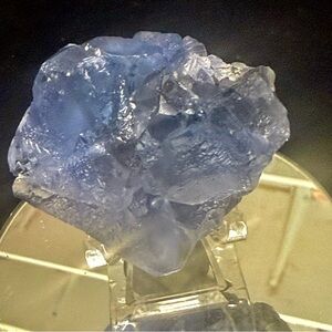 Rare blue fluorite cluster drone China 78g ?2@ x 1”1/2 x 3/4”